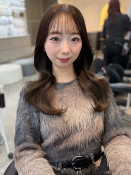 スティル カラン(STILL calin) 韓国ヘアロングレイヤーカット前髪カット
