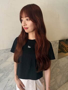 アクシス 栄店(`AXIS) イメチェン/ピンクベージュ/アンブレラカラー/前髪/栄矢場町