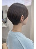 えりあしすっきり丸みショート/30代40代50代