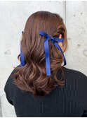 丸顔/卵型/顔型別ヘアスタイル/ヘアセット/結婚式/韓国/小顔