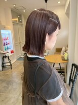 カシータヘアー(Casita hair) 艶髪ブラウン/外はねミディアム/ボブ