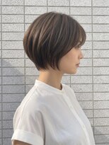 リア トーキョー(Lia TOKYO)&nbsp;【工藤武士】丸みショートボブ×ベージュブラウン