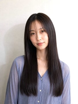 レセ 南柏店(Laissez) ストレートロング/シースルーバング/大人かわいい/透明感カラー