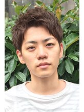 ショートオンリーサロントス(short only salon TOSS) ブラウンベージュスパイキーショート