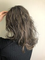 ヘアサロンエム 大宮東口(HAIR SALON M)&nbsp;デザインカラー/厚めバング/ローライト/スリークボブ