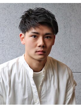 アンフェインド02(UNFEIGNED 02) メンズショート アップバングスタイル