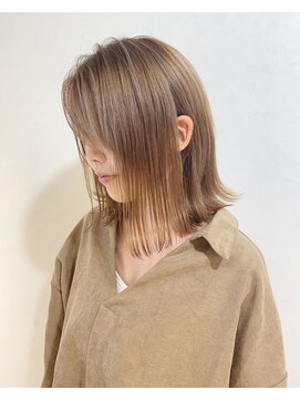 リアン(Lien) ハイトーンベージュ/切りっぱなし/MARINA2