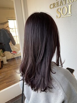 ヘアークリエイションソイ(HAIR CREATION SOI) ブリーチなし×ラベンダーカラー