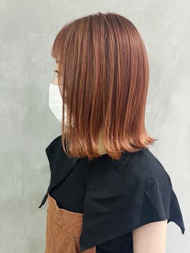 アイティーバイアルバム 下北沢店(IT by ALBUM) オレンジボブ_ショコラベージュボブルフベビーバング_ba352411