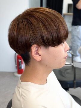 エルマーク(L-MARK) 韓国マッシュメンズマッシュツーブロック韓国カットメンズサロン