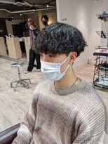 コワファーストナガサキシャンプーボーイ(COIFF1RST NAGASAKI SHAMPOO BOY)&nbsp;vマッシュ×波巻きスパイラルパーマ