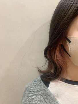 アールヘア(ar hair) インナーカラー◯ホットピンク