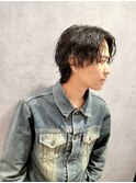 大人黒髪パーマ~ゆるめ波巻きスパイラルパーマ~
