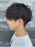 メンズマッシュパーマツイストスパイラルパーマニュアンスパーマ