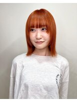チル(chill)&nbsp;オレンジ×顔まわりレイヤー[いわき]