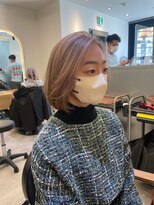 ジーナ 船橋(Zina)&nbsp;髪質改善＊マチルダボブアッシュカラー＊美髪【Zina船橋】