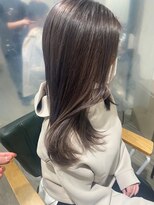 ライズ バイ レボ(RISE by REVO)&nbsp;大人かわいい/レイヤーロング/グレーベージュ/前髪パーマ/我孫子
