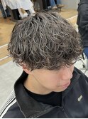 万代波巻きパーマハイライトシャドウパーマツイストパーマウルフ