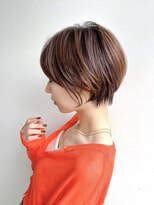トルネード(TORNADO) 大人ショートボブ前髪ありひし形丸みレイヤー丸顔絶壁K20250216