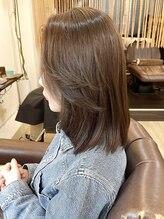 アウルム 下北沢(aurum)&nbsp;うる艶ボブレイヤー髪質改善/下北沢/M3D/縮毛矯正