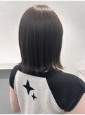 ブリーチなしダブルカラー×オリーブカラー