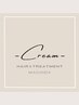 《Creamスタンダード》カット+カラー+超音波トリートメント￥9000