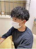 サーフカール/フェザーパーマ/刈り上げセンターパート/溝の口
