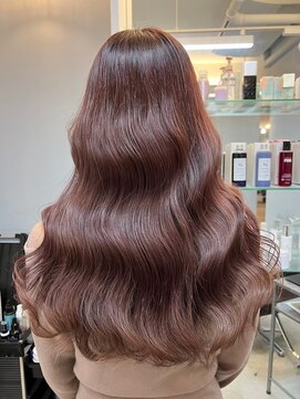 オズ 郡山駅前店(OZ) 顔まわりレイヤー大人可愛いブラウン透明感ラベンダーグレージュ