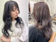 ティエル(Tiele)の雰囲気（グラデーション、ハイライト、ダブルカラーで透明感カラーに。）