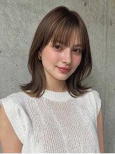 AccessMoon 米沢本店 クラゲヘアー/小顔/ココアベージュ/オリーブグレー/水戸米沢