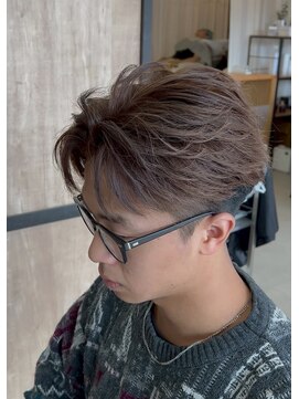 メンズギフト(men's GIFT) フェザーパーマメンズカットメンズパーマセンターパート