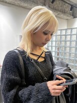 ノル 栄矢場町(nol)&nbsp;抜きっぱなしブロンド/外はねボブ/抜きっぱなしブリーチ