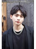 ツイスパ髪型ショート束感メンズ渋谷