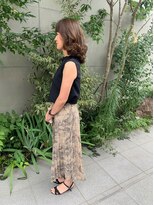 DAMANI 表参道 髪質改善/ヘッドスパ/ハイライト/白髪染め/白髪ぼかし/縮毛矯正&nbsp;似合わせカット/ミディアムレイヤーカット[表参道駅]