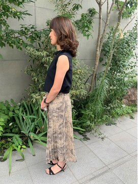 DAMANI 表参道 髪質改善/ヘッドスパ/ハイライト/白髪染め/白髪ぼかし/縮毛矯正 似合わせカット/ミディアムレイヤーカット[表参道駅]