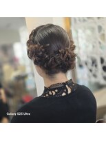 サロン ド 榮(Salon de 榮) ねじねじパーティーヘアー