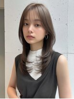 レア 銀座(Le'a)&nbsp;レイヤーカットハイレイヤー顔周りカット韓国風レイヤー髪質改善