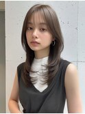 レイヤーカットハイレイヤー顔周りカット韓国風レイヤー髪質改善