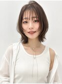 【MINX土屋】レイヤーボブ×オリーブベージュ