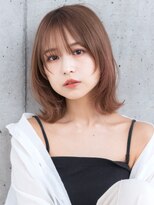 エスドットブルーム 梅田店(S.BROOM) くびれボブ/ 透明感ベージュ