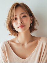 ロッソ 大橋店(Rosso) 耳かけの柔らかブラウンボブ【大橋】