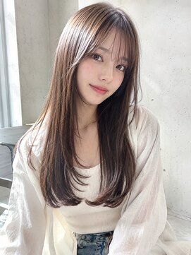 ノア 三宮店(NOA) 【NOA】韓国風小顔レイヤー×艶髪ロング髪質改善