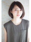ふんわりまとまるボブ