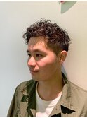 ツヤ感パーマスタイル