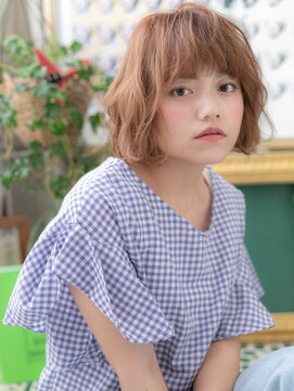 カバーヘア イヴ 戸頭店(COVER HAIR EVE) ゆるふわ質感☆大人かわいいくせ毛風小顔ボブa戸頭10代20代30代