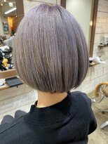 ベルクープス 天王寺店(Belle Coupes) 【Bellecoupes】megu シルバー インナーカラーピンク