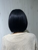 ラ ブランシュ 大宮(La Blanche)&nbsp;大宮/ミニウルフ/テラコッタ/デジタルパーマ/くすみブルー/前髪