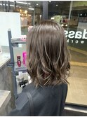 アッシュベージュ、ブリーチなしカラー