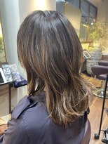 アルボーテルジェ(Art BeAute' ROUGET)&nbsp;鎖骨ミディアムミルクティーアッシュ20代30代40代50代60代70代