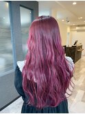 ブリーチカラー　ベリーピンク♪